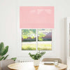 Vidaxl plissé rolgordijn 95x150 cm stofbreedte 94,4 cm polyester roze