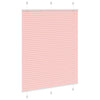 Tenda a rullo plissettata Vidaxx 105x150 cm larghezza tessuto 104,4 cm poliestere rosa