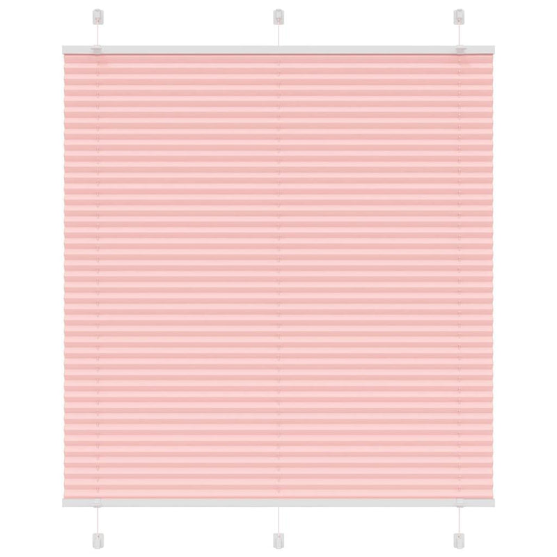 Vidaxl plissé rolgordijn 115x150cm stofbreedte 114,4cm polyester roze