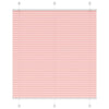 Vidaxl plissé rolgordijn 120x150cm stofbreedte 119,4cm polyester roze