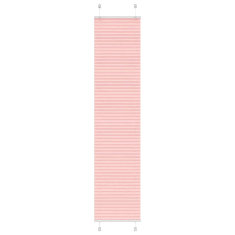 Vidaxl plissé rolgordijn 50x200 cm stofbreedte 49,4 cm polyester roze