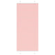 Vidaxx estor enrollable plisado 90x200 cm ancho de tela 89,4 cm poliéster rosa