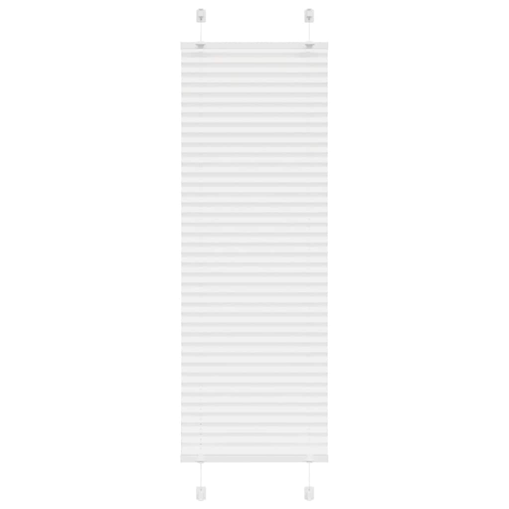 Tenda a rullo plissettata Vidaxx 40x100 cm larghezza tessuto 39,4 cm poliestere bianco