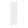 Vidaxx estor enrollable plisado 40x100 cm ancho de tela 39,4 cm poliéster blanco