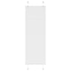 Vidaxl plissé rolgordijn 50x100 cm stofbreedte 49,4 cm polyester wit