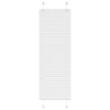 Vidaxl plissé rolgordijn 50x100 cm stofbreedte 49,4 cm polyester wit