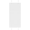 Tenda a rullo plissettata Vidaxx 65x100 cm larghezza tessuto 64,4 cm poliestere bianco