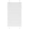 Vidaxl plissé rolgordijn 70x100 cm stofbreedte 69,4 cm polyester wit