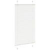Vidaxl plissé rolgordijn 70x100 cm stofbreedte 69,4 cm polyester wit