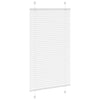 Tenda a rullo plissettata Vidaxx 75x100 cm larghezza tessuto 74,4 cm poliestere bianco