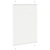 Vidaxx estor enrollable plisado 85x100 cm ancho de tela 84,4 cm poliéster blanco