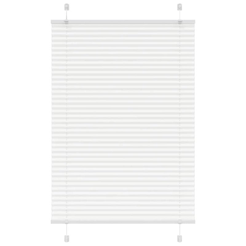 Vidaxx estor enrollable plisado 90x100 cm tela ancho 89,4 cm poliéster blanco