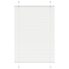 Tenda a rullo plissettata Vidaxx 95x100 cm larghezza tessuto 94,4 cm poliestere bianco