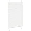 Vidaxl plissé rolgordijn 95x100 cm stofbreedte 94,4 cm polyester wit