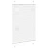 Tenda a rullo plissettata Vidaxx 100x100 cm larghezza tessuto 99,4 cm poliestere bianco