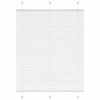 Vidaxx estor enrollable plisado 105x100cm tela ancho 104,4cm poliéster blanco