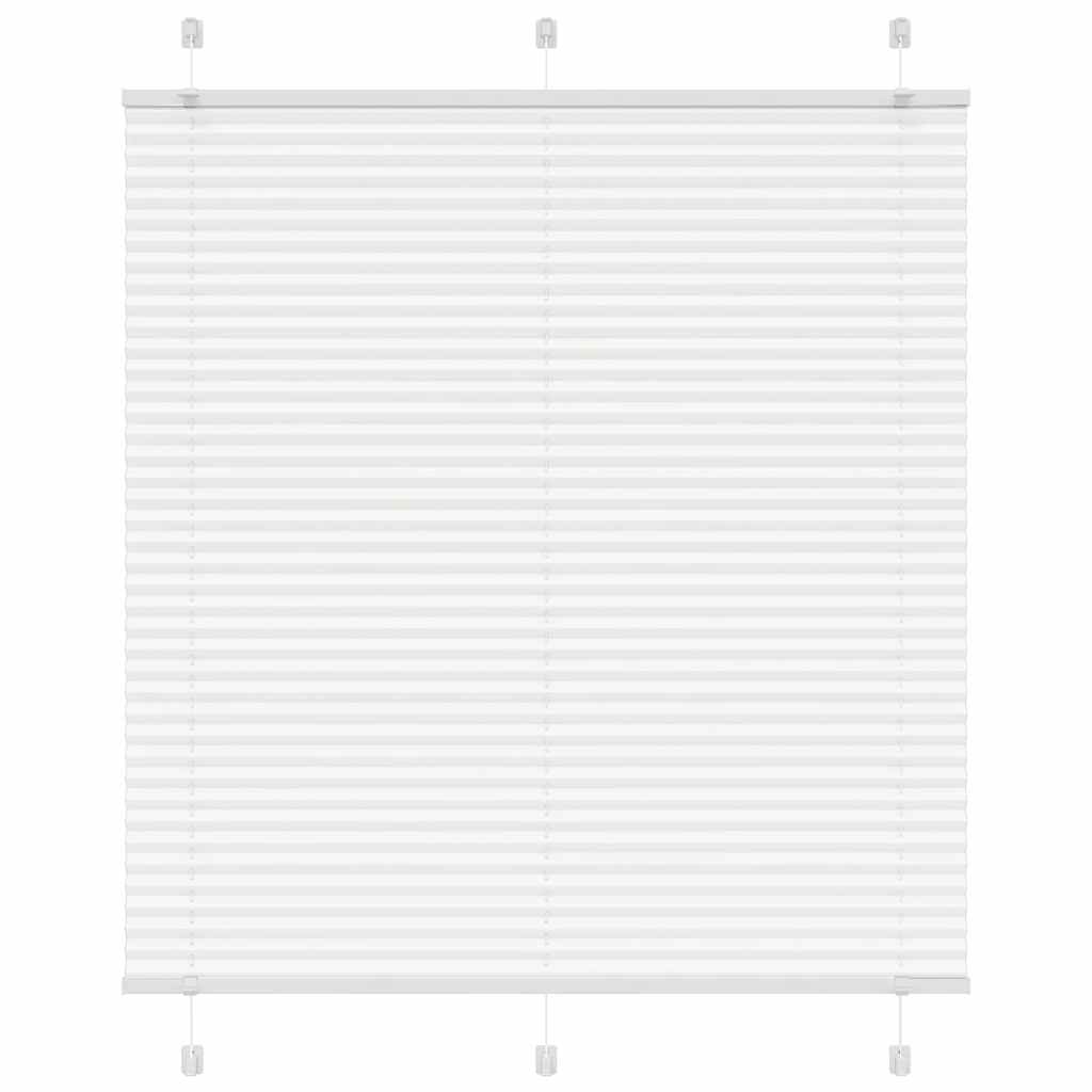 Vidaxl plissé rolgordijn 115x100cm stofbreedte 114,4cm polyester wit