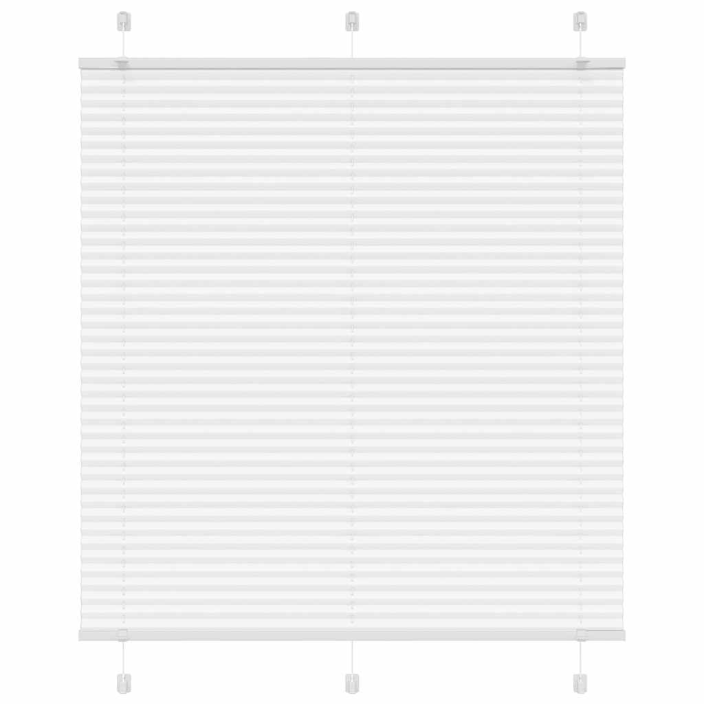 Tenda a rullo plissettata Vidaxx 120x100 cm larghezza tessuto 119,4 cm poliestere bianco