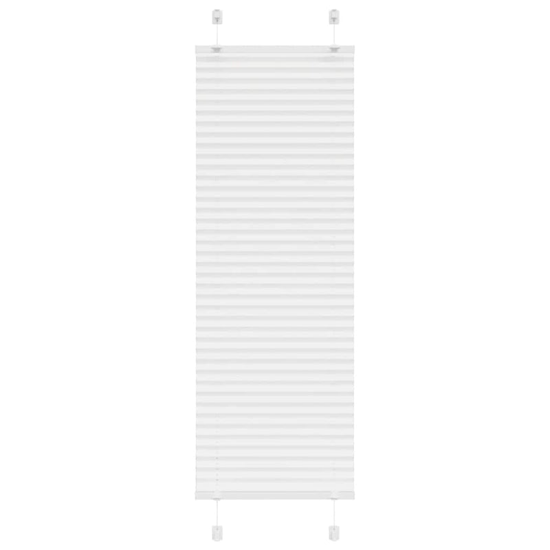 Vidaxx estor enrollable plisado 40x150 cm tela ancho 39,4 cm poliéster blanco