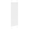 Vidaxx estor enrollable plisado 40x150 cm tela ancho 39,4 cm poliéster blanco