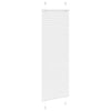 Vidaxx estor enrollable plisado 45x150 cm ancho de tela 44,4 cm poliéster blanco