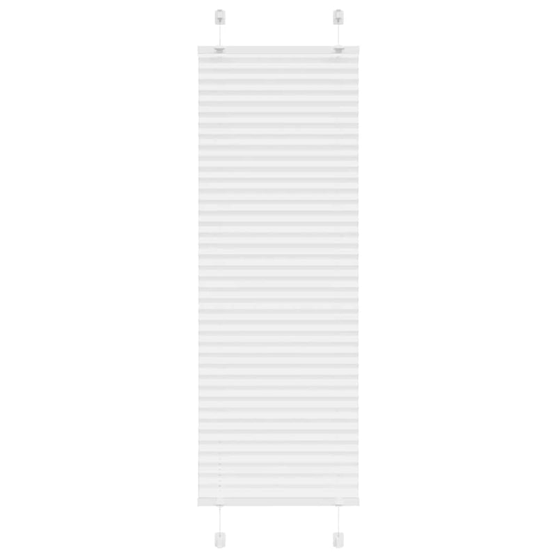 Vidaxx estor enrollable plisado 50x150 cm ancho de tela 49,4 cm poliéster blanco