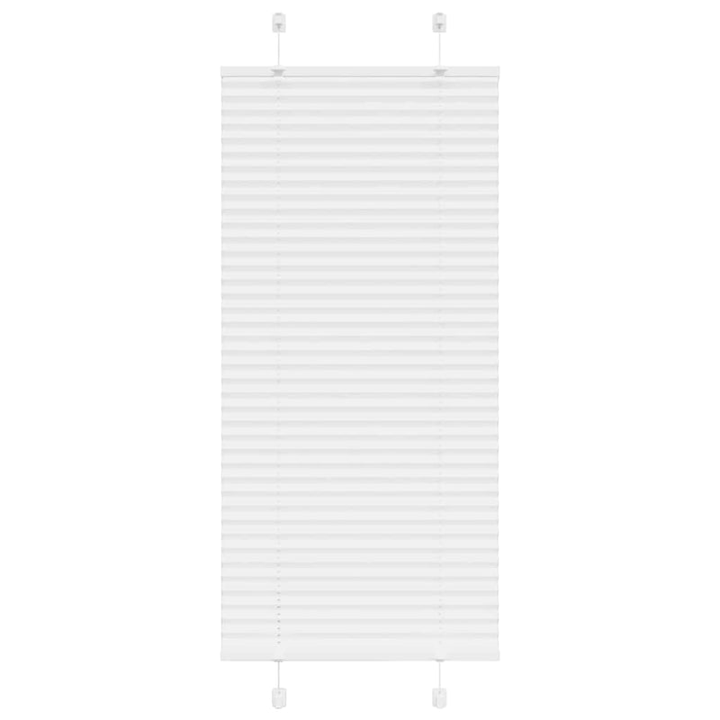 Vidaxx estor enrollable plisado 60x150 cm tela ancho 59,4 cm poliéster blanco