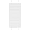 Tenda a rullo plissettata Vidaxx 60x150 cm larghezza tessuto 59,4 cm poliestere bianco
