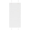 Vidaxl plissé rolgordijn 65x150 cm stofbreedte 64,4 cm polyester wit