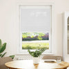 Vidaxl plissé rolgordijn 70x150 cm stofbreedte 69,4 cm polyester wit