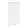 Vidaxl plissé rolgordijn 70x150 cm stofbreedte 69,4 cm polyester wit
