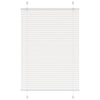 Vidaxx estor enrollable plisado 100x150 cm tela ancho 99,4 cm poliéster blanco