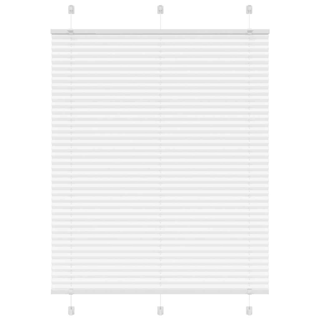 Tenda a rullo plissettata Vidaxx 105x150 cm larghezza tessuto 104,4 cm poliestere bianco
