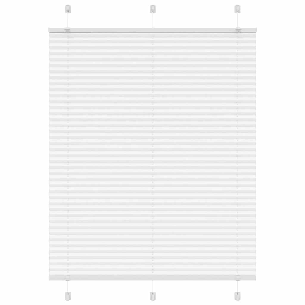 Tenda a rullo plissettata Vidaxx 110x150 cm larghezza tessuto 109,4 cm poliestere bianco