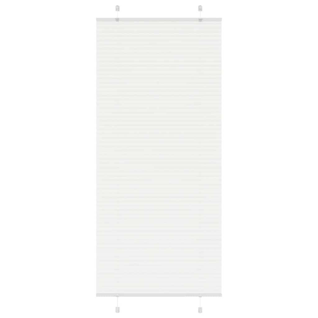 Tenda a rullo plissettata Vidaxx 90x200 cm larghezza tessuto 89,4 cm poliestere bianco