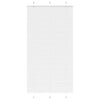 Tenda a rullo plissettata Vidaxx 105x200 cm larghezza tessuto 104,4 cm poliestere bianco