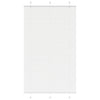 Vidaxl plissé rolgordijn 115x200 cm stofbreedte 114,4cm polyester wit
