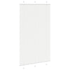 Vidaxl plissé rolgordijn 120x200 cm stofbreedte 119,4cm polyester wit
