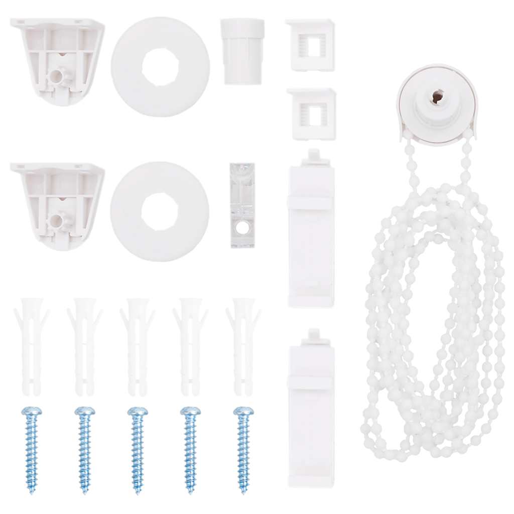 Vidaxxl herraje para persiana enrollable 21 piezas 18 mm