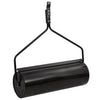 Vidaxl rodillo para césped arrastrable con pinzas de aireación 63 l hierro negro