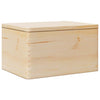 Caja de madera Vidaxl con tapa 40x30x23 cm de pino sólido