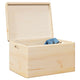Scatola di legno Vidaxl con coperchio 40x30x23cm Pinna solida