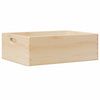 Caja de madera Vidaxl con manijas 40x30x13 cm de pino sólido