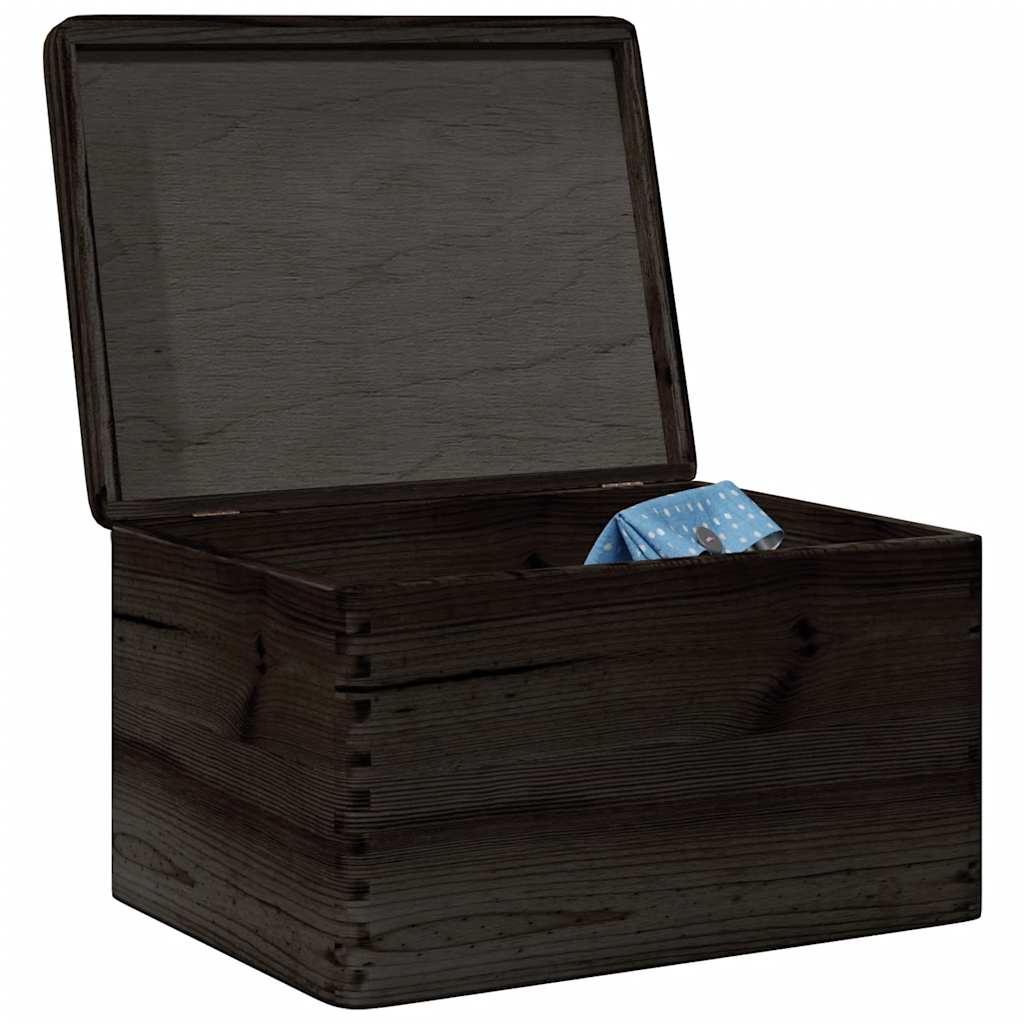 Scatola di legno Vidaxl con coperchio 40x30x23 cm Pinino solido