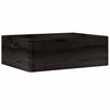 Caja de madera Vidaxl con manijas 40x30x13 cm de pino sólido negro