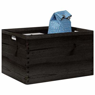 Caja de madera Vidaxl con manijas 40x30x23 cm de pino sólido