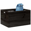 Caja de madera Vidaxl con manijas 40x30x23 cm de pino sólido