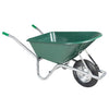 Vidaxl Wheelbarrow 90 L 150 kg in acciaio zincato e verde plastica