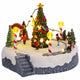 Vidaxl kerstdorp decoratie multikleur 22 x 21,5 x 17 cm kunststof