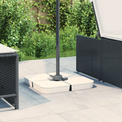 Vidaxl Set da 4 pezzi di Parasol Piede per Parasolo Croce 100 kg Pp